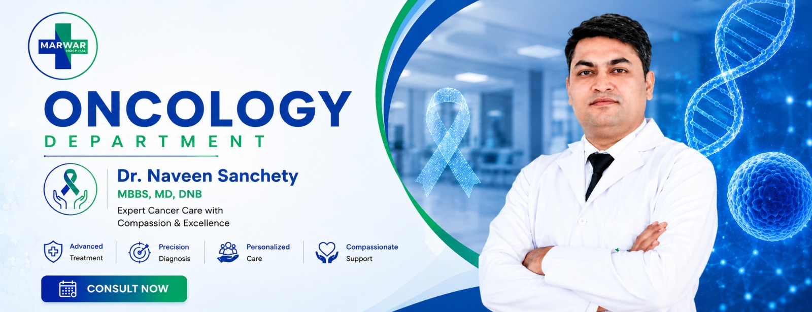 Dr Naveen Sanchety Expert Cancer care in marwar hospital